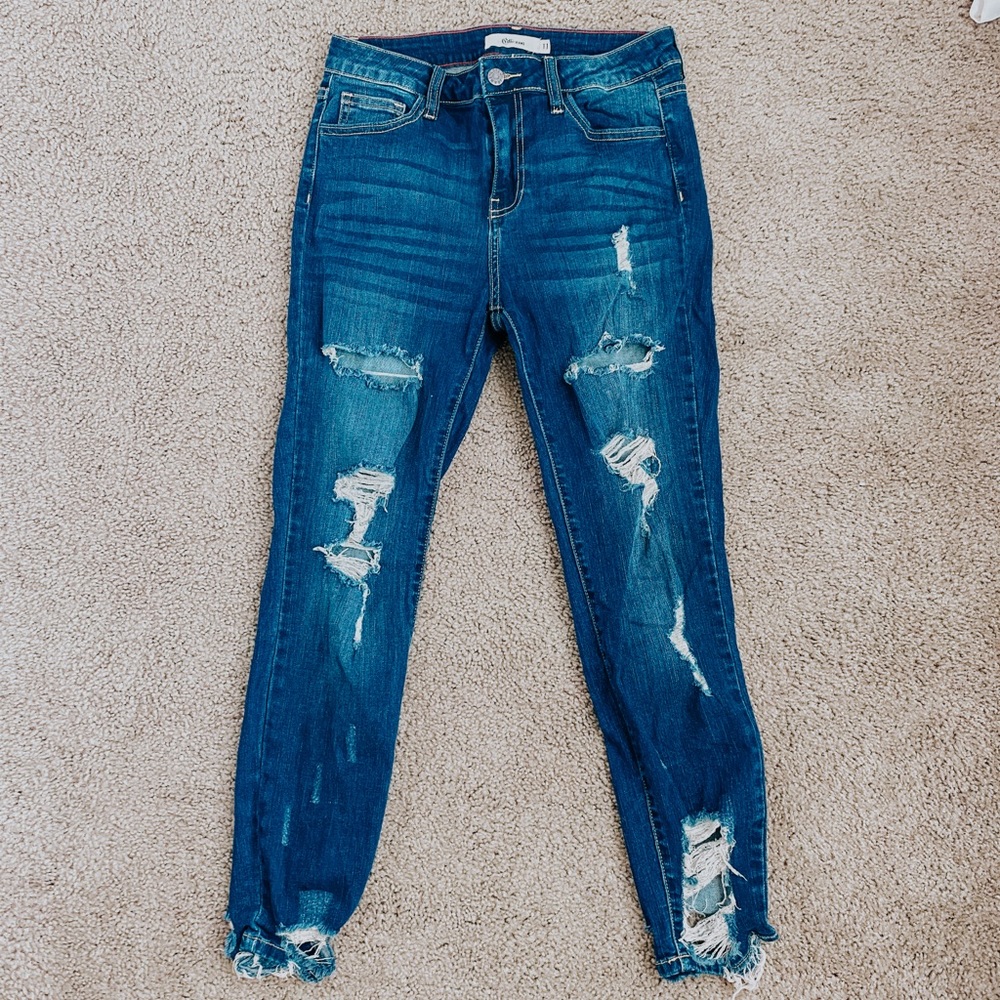 jeans with holes